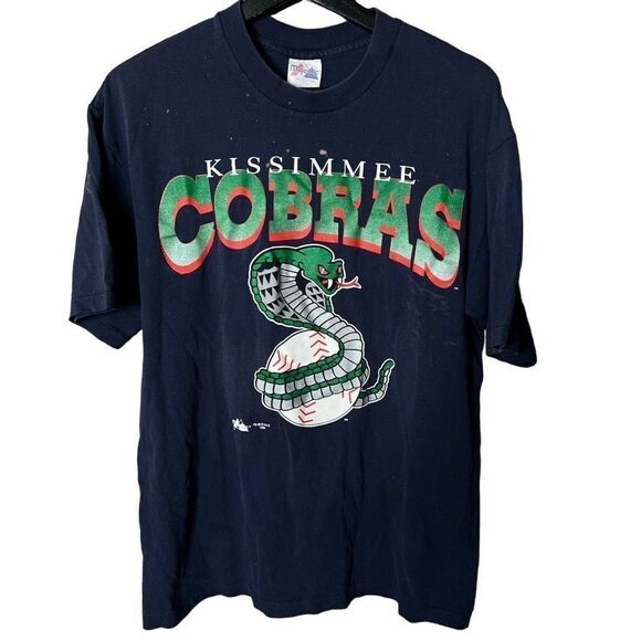VTG 1996 Kissimmee Cobras T Shirt USA Large - Picture 1 of 5